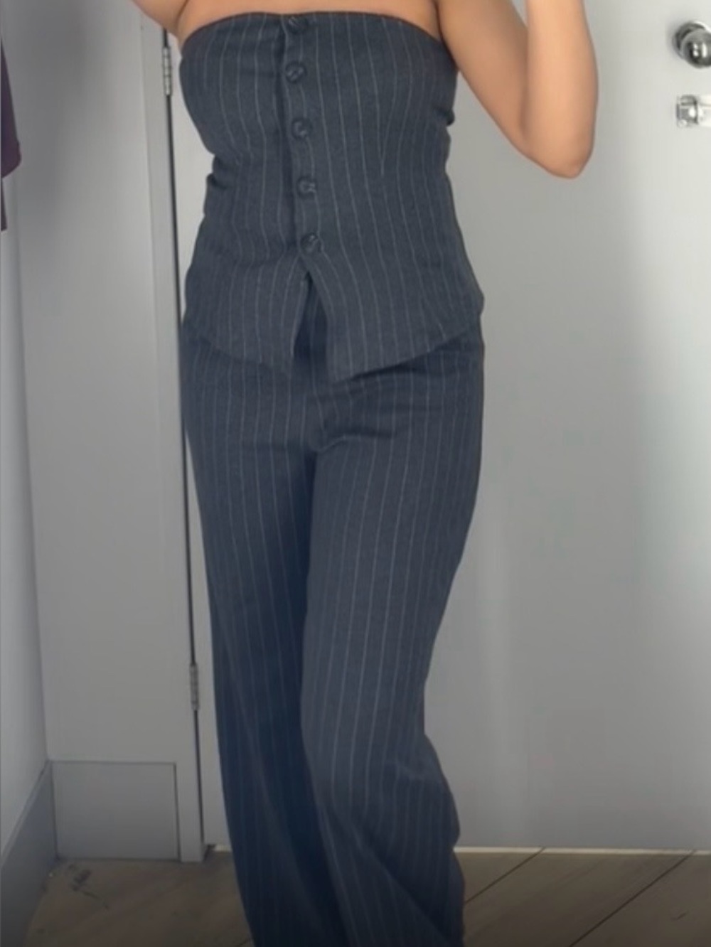 H&M Pinstripe Matching Set